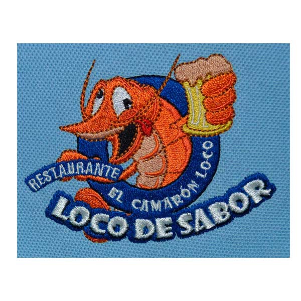 crazy shrimp-embroidery